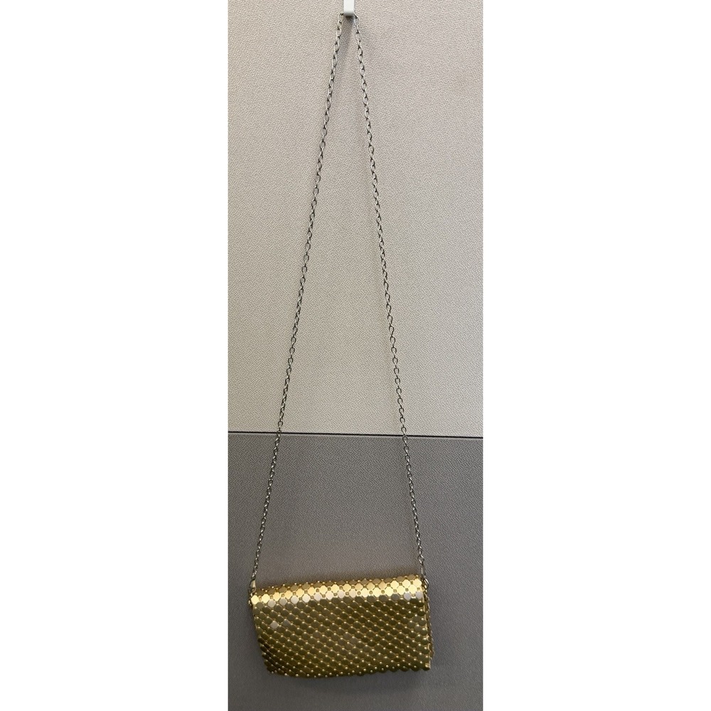 Vintage Gold‎ Beaded Evening Bag Purse Clutch Shoulder Crossbody